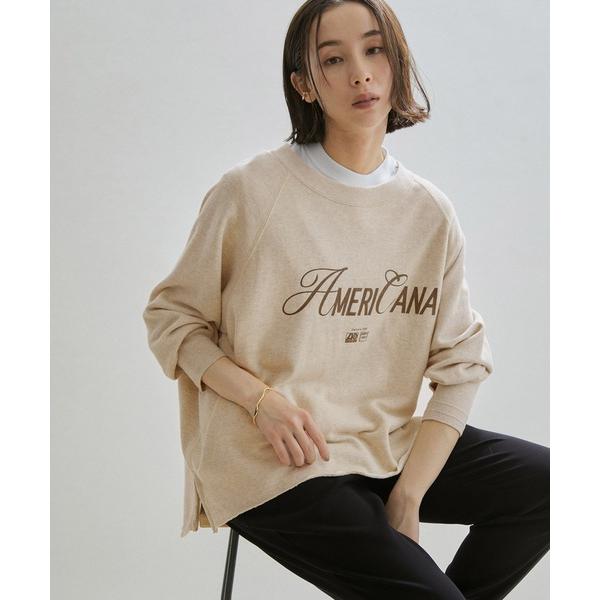 「AMERICANA」 スウェットカットソー FREE オフホワイト レディース