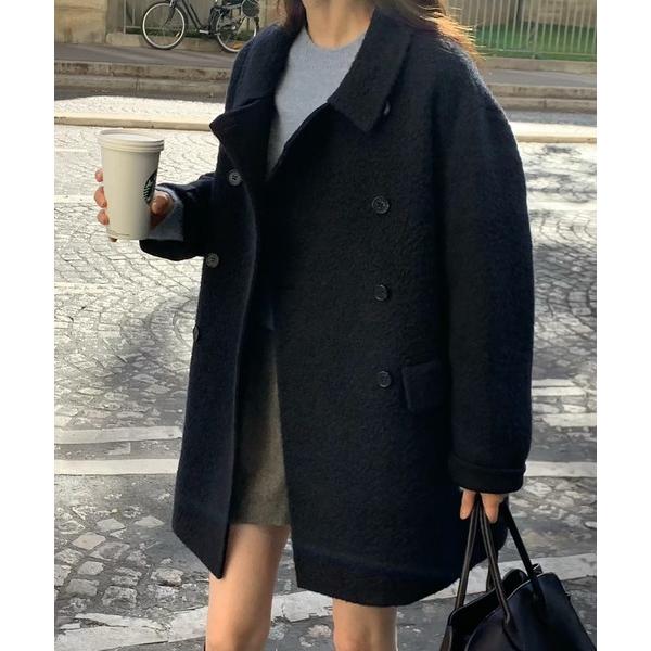 「Doula Doula」 ピーコート FREE ブラック レディース