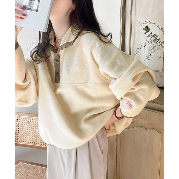 「Java」 スウェットカットソー LARGE アイボリー レディース