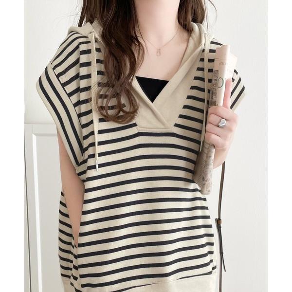 「Java」 スウェットカットソー SMALL ベージュ レディース