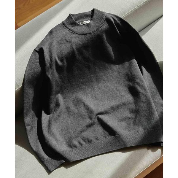 「URBAN RESEARCH DOORS」 長袖ニット MEDIUM チャコールグレー メンズ