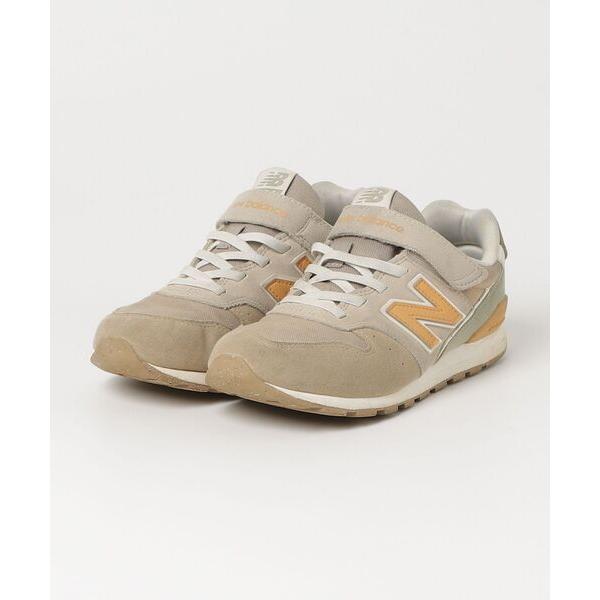 「New Balance」 ローカットスニーカー 23.5cm ベージュ レディース