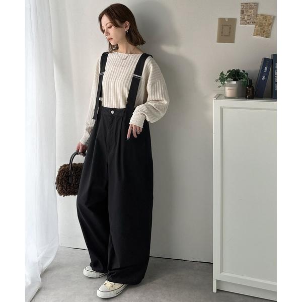 「Java」 パンツ MEDIUM ブラック レディース