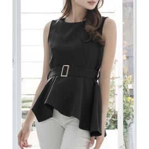「JULIA BOUTIQUE」 ノースリーブブラウス ONE ブラック レディース