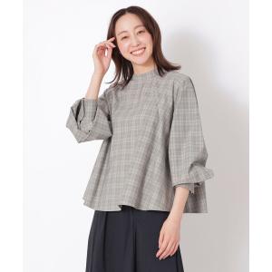 「S.ESSENTIALS」 長袖ブラウス 38 グレー系その他 レディース