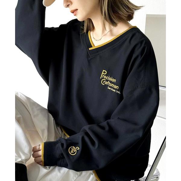 「Java」 長袖ブラウス MEDIUM ネイビー レディース