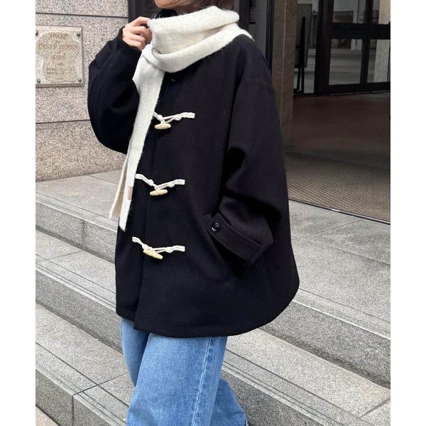 「CANAL JEAN」 「El mar」ダッフルコート ONE SIZE ブラック レディース