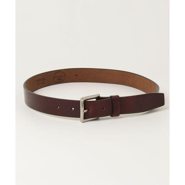 「SHIPS any」 ベルト 80 ワイン メンズ