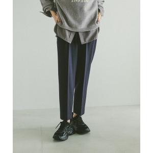 「GLOBAL WORK」 パンツ - ネイビー レディース