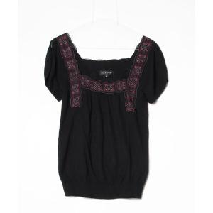 「JILL STUART」 半袖ニット M ブラ...の商品画像