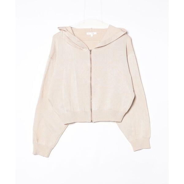 「rienda」 ニットカーディガン FREE ベージュ レディース