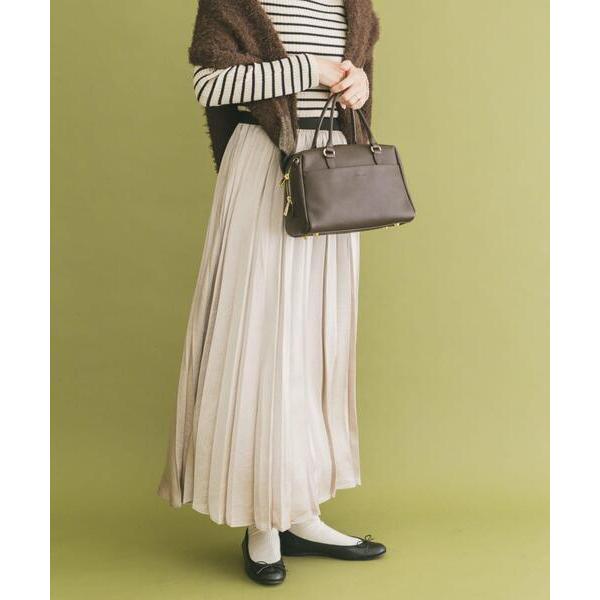 「ITEMS URBANRESEARCH」 プリーツスカート FREE ベージュ系その他 レディース