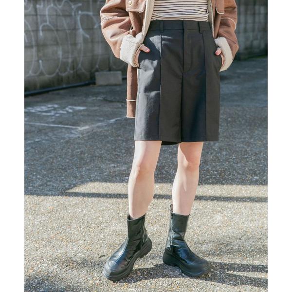 「KBF」 ショートパンツ ONE ブラック レディース