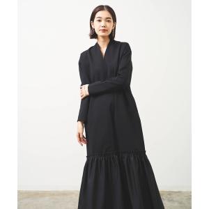 「HERENCIA」 長袖ワンピース MEDIUM ブラック レディース