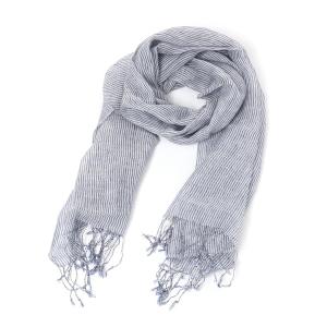 「studio CLIP」 ストール FREE ネイビー レディース