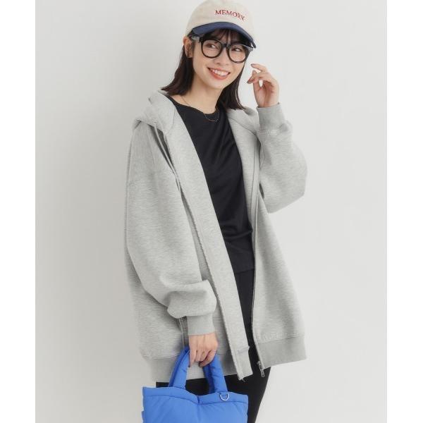 パーカー 「HONEYSUCKLE ROSE」ダンボールビッグパーカー (軽量 / ドロップショルダ...