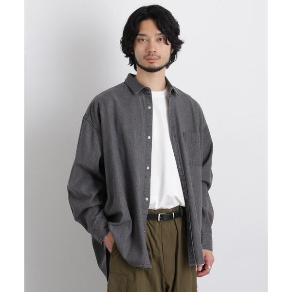 シャツ 6.5oz リラックスデニムシャツ 長袖 メンズ