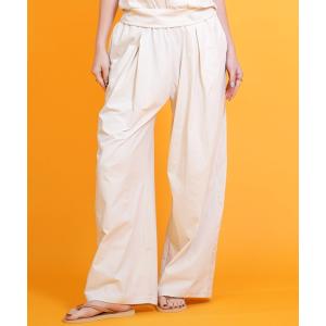 パンツ Ungrid/アングリッド ロングパンツ イージー ワイドパンツ 水陸両用 セットアップ対応 561501 UT レディース