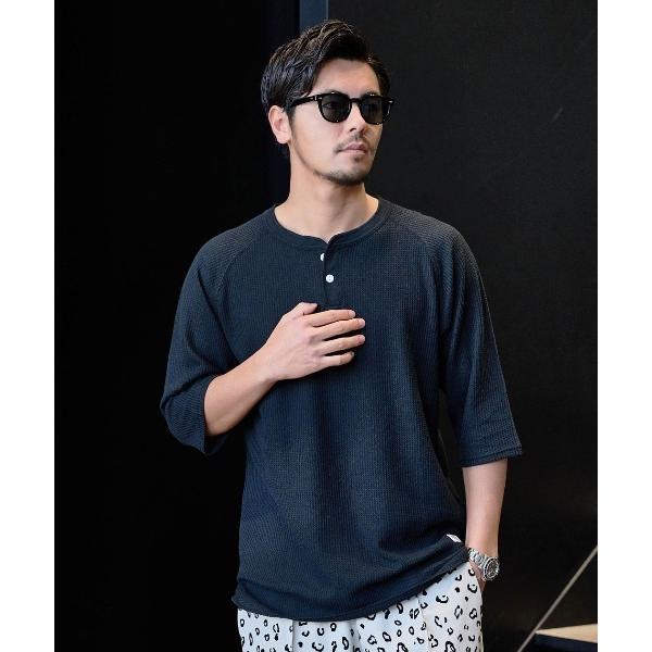 tシャツ 「JEMORGAN LONG JOHNS/ジェーイーモーガンロングジョーンズ」CVCワッフ...