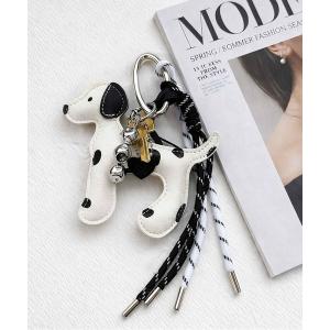 チャーム 「 NOLITA / ノリータ 」ドッグモチーフ バッグチャーム／キーホルダー｜PUレザー×ロープコード｜全3色 レディース メンズ