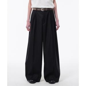 スラックス 3 TUCK WIDE BAGGY SLACKS / ３タックワイドバギースラックス メンズ レディース