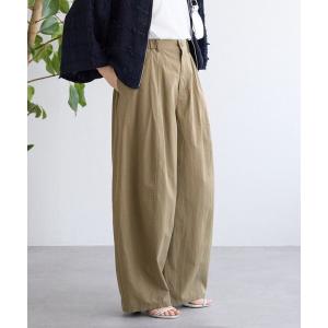 パンツ コットンバレルパンツ レディース