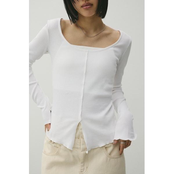 tシャツ 2WAYオープンカットトップ レディース