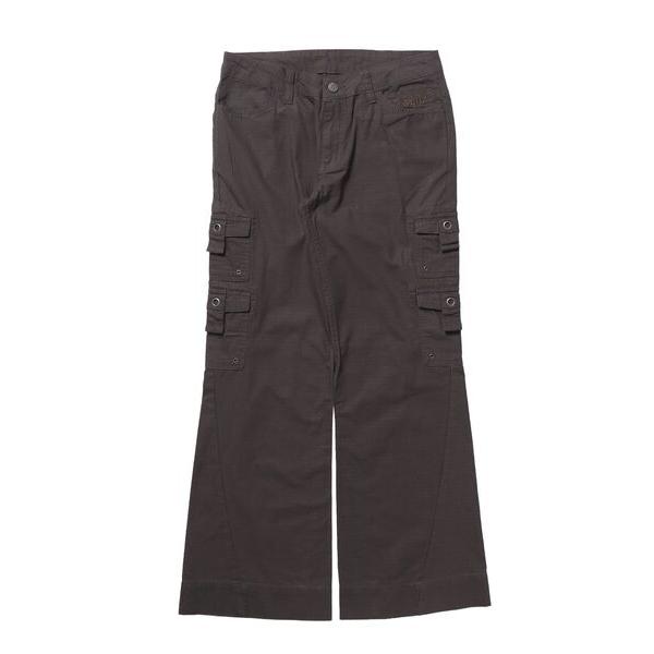 パンツ WEB限定 / ローライズ / レディースフレアカーゴパンツ / sqnz eyelet l...