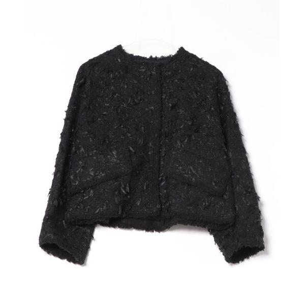 ジャケット テーラードジャケット 「S」「it」「BEATING HEART」フリンジジャケット レ...