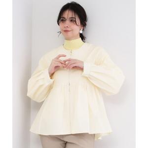 撥水ノーカラーブルゾン レディース