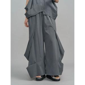 パンツ ROUND BOX COCOON PT / ラウンドボックスコクーンパンツ レディース