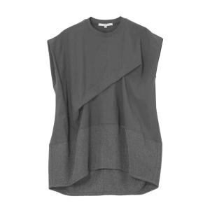 UN3D.タンクトップ ノースリーブ IRREGULAR HEM TT UN3D.（アンスリード） タンクトップ ノースリーブ IRREGULAR PARTS KT
