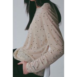 tシャツ シアードットロングスリーブＴシャツ レディース