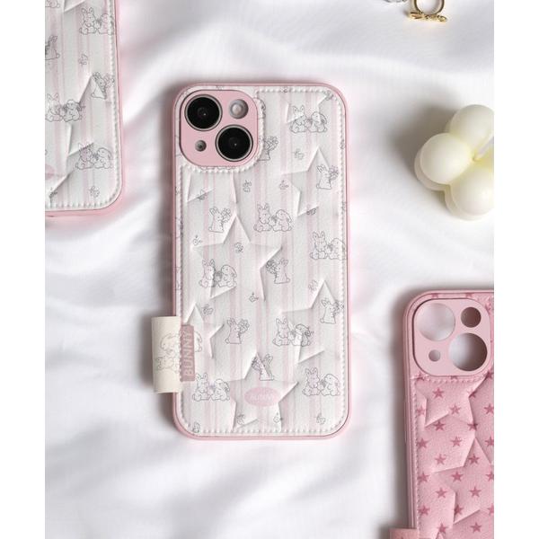 スマホケース ぷっくり 星柄 キルティング フェイクレザー iPhone ケース 13.14.15....