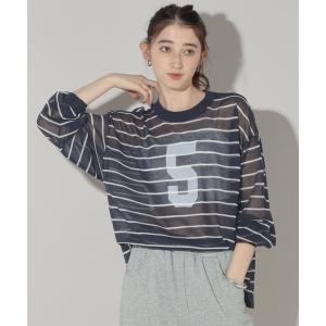 ニット セーター シアーナンバリングニット レディース