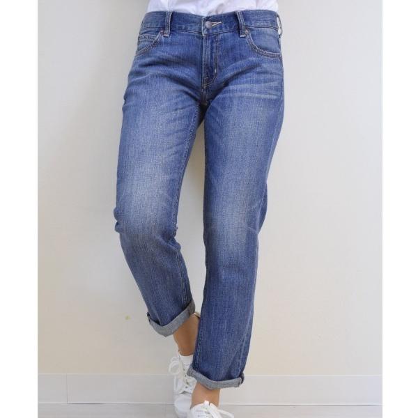 「SHORE 」 デニムパンツ MEDIUM ライトインディゴブルー レディース