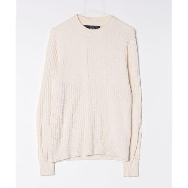 「AKM Contemporary」 長袖ニット S ホワイト メンズ