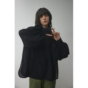 「BLACK BY MOUSSY」 長袖ブラウス FREE ブラック レディース
