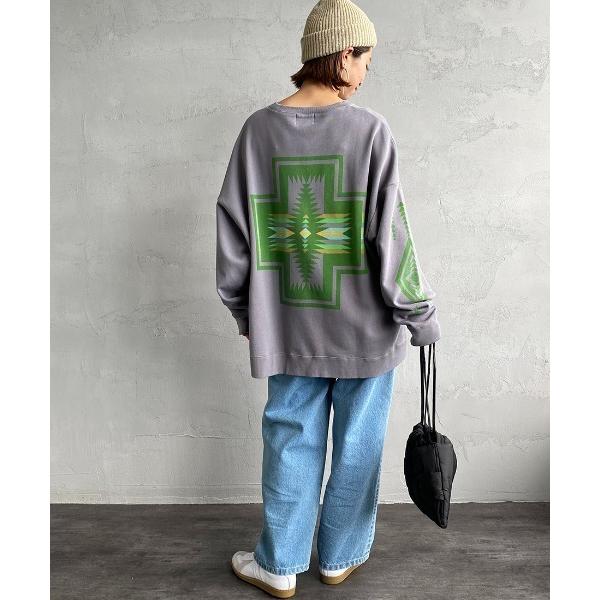 「PENDLETON」 スウェットカットソー M グレー レディース