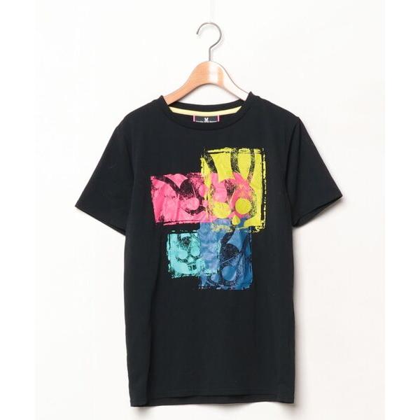 「Psycho Bunny」 半袖Tシャツ SMALL ブラック メンズ