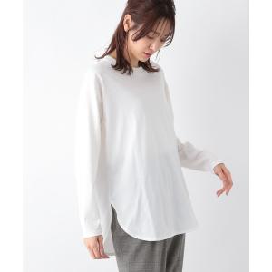 「GLOBAL WORK」 長袖カットソー MEDIUM ホワイト レディース