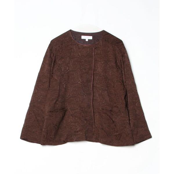 「BEAUTY&amp;YOUTH UNITED ARROWS」 ノーカラージャケット SMALL ブラウン...