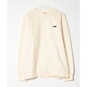 「FCMM」 スウェットカットソー LARGE アイボリー メンズ