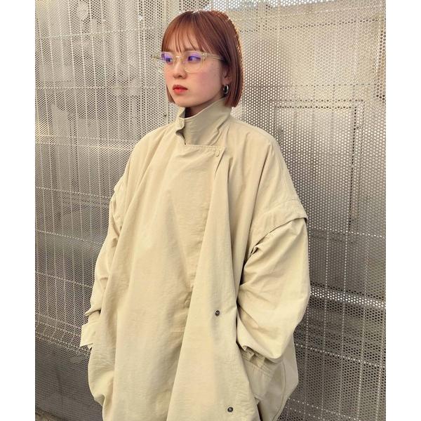 「KBF」 ステンカラーコート ONE SIZE ブラウン レディース