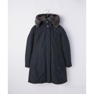 「WOOLRICH」 コート MEDIUM ネイビー レディース