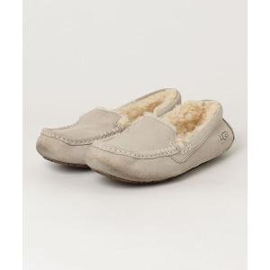 「UGG」 モカシンシューズ 25cm ベージュ レディース