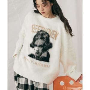 「MERLOT」 長袖ニット FREE アイボリー レディース