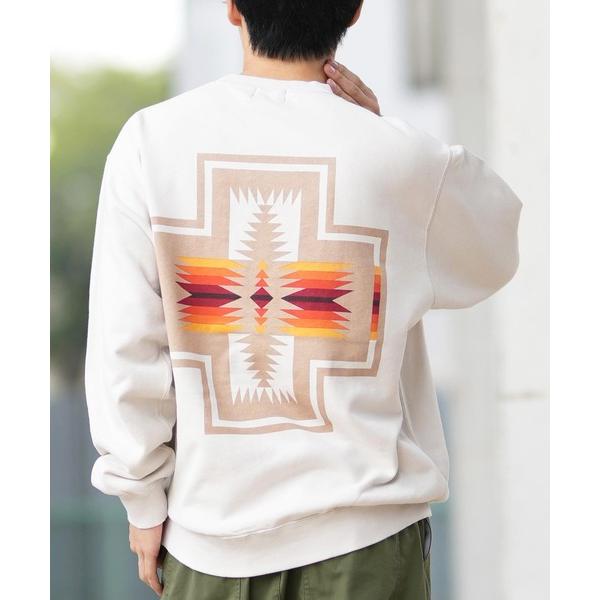 「PENDLETON」 スウェットカットソー M ベージュ レディース