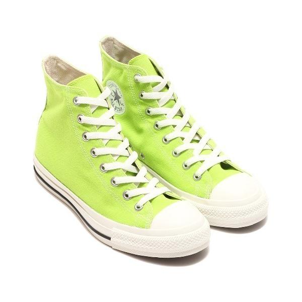 「CONVERSE」 ハイカットスニーカー 23.5cm グリーン メンズ
