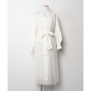 「LA BELLE ETUDE」 ニットカーディガン FREE ホワイト レディース